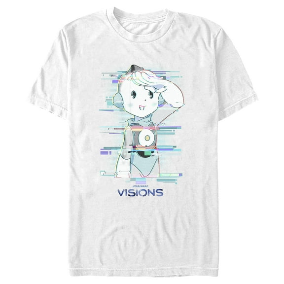 Men's Star Wars: Visions T0-B1 Graphic Tee White 3X Large