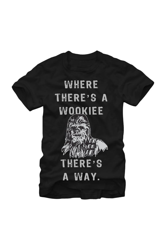 Men's Star Wars Wookiee Way Graphic Tee Black 3X Large
