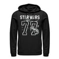 thumbnail image 1 of Men's Star Wars X-Wing & Tie Fighter Battle 77 Pull Over Hoodie Black Large, 1 of 3