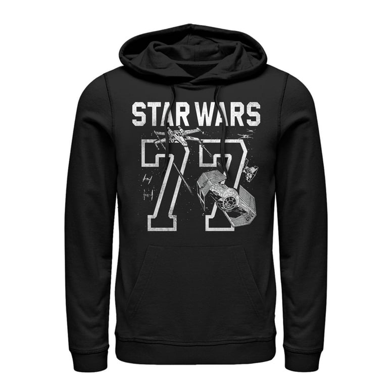 Men s Star Wars X Wing Tie Fighter Battle 77 Pull Over Hoodie