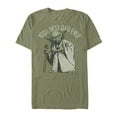 thumbnail image 1 of Men's Star Wars Yoda Best Dad Ever  Graphic Tee Military Green Small, 1 of 4