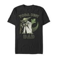 thumbnail image 1 of Men's Star Wars Yoda Best Dad Graphic Tee Black 3X Large, 1 of 4