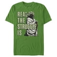 thumbnail image 1 of Men's Star Wars Yoda Real the Struggle Is  Graphic Tee Kelly Green Large, 1 of 4