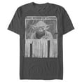 thumbnail image 1 of Men's Star Wars Yoda Words of Wisdom  Graphic Tee Charcoal Small, 1 of 4