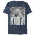 thumbnail image 1 of Men's Star Wars Yoda Words of Wisdom Graphic Tee Navy Heather Small, 1 of 4