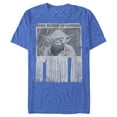 thumbnail image 1 of Men's Star Wars Yoda Words of Wisdom  Graphic Tee Royal Blue Heather Large, 1 of 9
