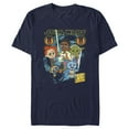 thumbnail image 1 of Men's Star Wars: Young Jedi Adventures Group Poster Graphic Tee Navy Blue 3X Large, 1 of 5