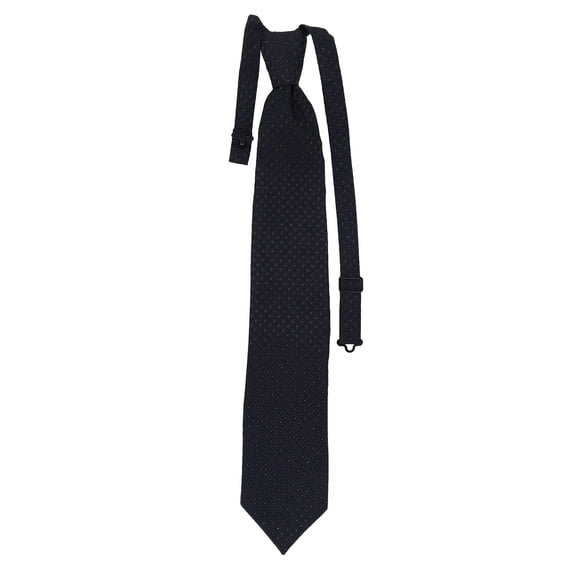 Men’s Stardust Navy Formal Satin Pre-Tied Necktie Tie in a Variety of Colors by Spencer J’s Signature Satin Collection