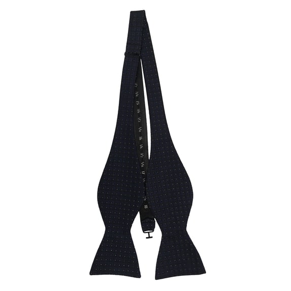 Men’s Stardust Navy Formal Satin Self-Tie Bow Tie in a Variety of Colors by Spencer J’s Signature Satin Collection