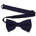 thumbnail image 1 of Men’s Stardust Purple Formal Satin Pre-Tied Bow Tie in a Variety of Colors by Spencer J’s Signature Satin Collection, 1 of 4