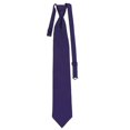 thumbnail image 1 of Men’s Stardust Purple Formal Satin Pre-Tied Necktie Tie in a Variety of Colors by Spencer J’s Signature Satin Collection, 1 of 4
