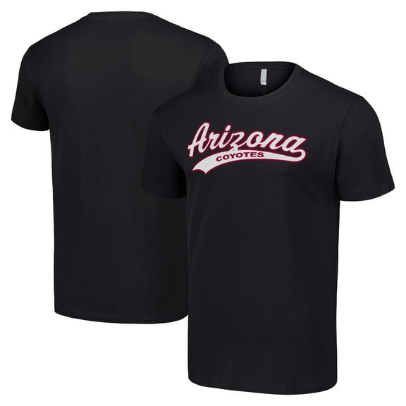Men's Starter Black Arizona Coyotes Tailsweep T-Shirt