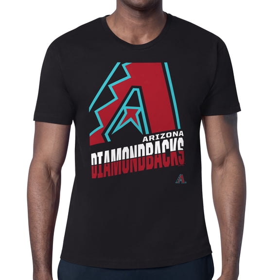 Men's Starter  Black Arizona Diamondbacks Logo Zoom T-Shirt