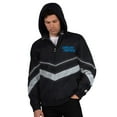 thumbnail image 1 of Men's Starter Black/Blue Carolina Panthers Thursday Night Gridiron Full-Zip Jacket, 1 of 2