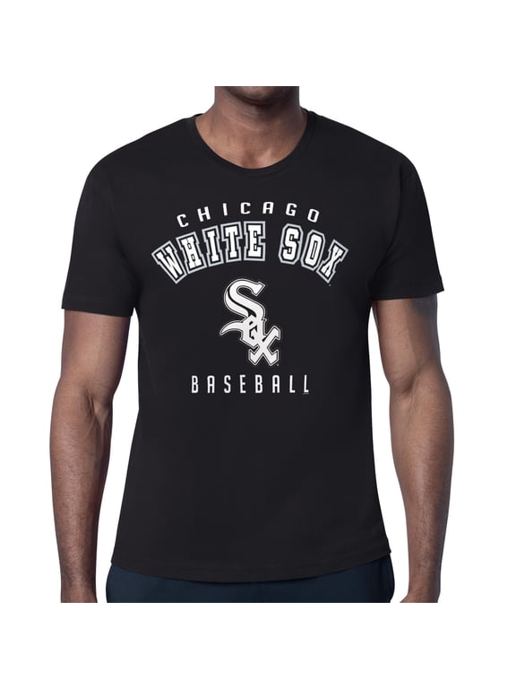 Men's Starter Black Chicago White Sox Team Logo T-Shirt