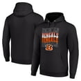 thumbnail image 1 of Men's Starter Black Cincinnati Bengals Four Team Name Logo Fleece Pullover Hoodie, 1 of 3