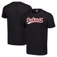 thumbnail image 1 of Men's Starter Black Detroit Red Wings Tailsweep T-Shirt, 1 of 3