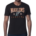 thumbnail image 1 of Men's-Starter  Black Florida Marlins Cooperstown Collection Distressed Logo T-Shirt, 1 of 2