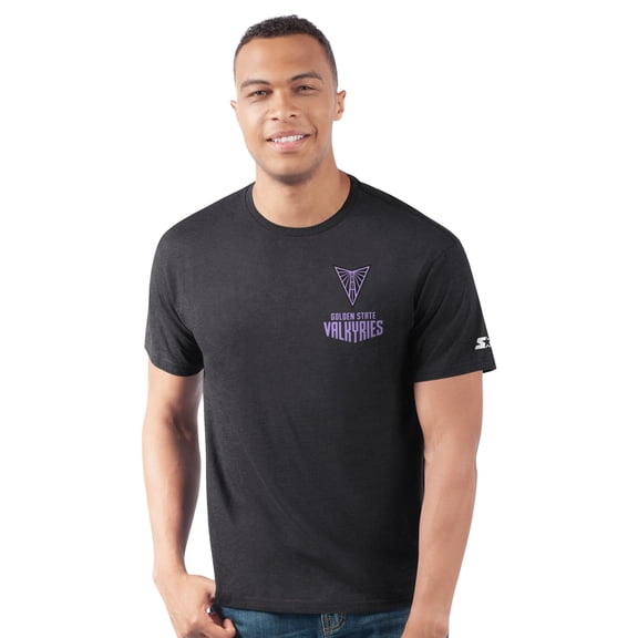 Men's Starter Black Golden State Valkyries WNBA 30th Anniversary Prime Time T-Shirt