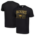 thumbnail image 1 of Men's Starter Black Green Bay Packers Throwback Logo T-Shirt, 1 of 3