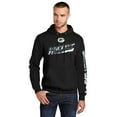 thumbnail image 1 of Men's Starter Black Green Bay Packers Wordmark Logo Pullover Hoodie, 1 of 2