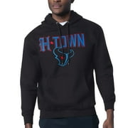 G-III APPAREL Men's Starter Black Houston Texans H-Town Graphic Fleece Pullover Hoodie
