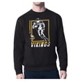 thumbnail image 1 of Men's Starter Black Minnesota Vikings Player Grid Pullover Sweatshirt, 1 of 3