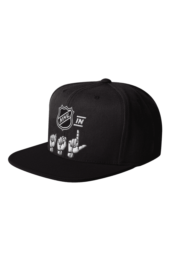 Men's Starter Black NHL ASL Snapback Hat