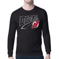 thumbnail image 1 of Men's Starter Black New Jersey Devils Modern Tailsweep Long Sleeve T-Shirt, 1 of 3