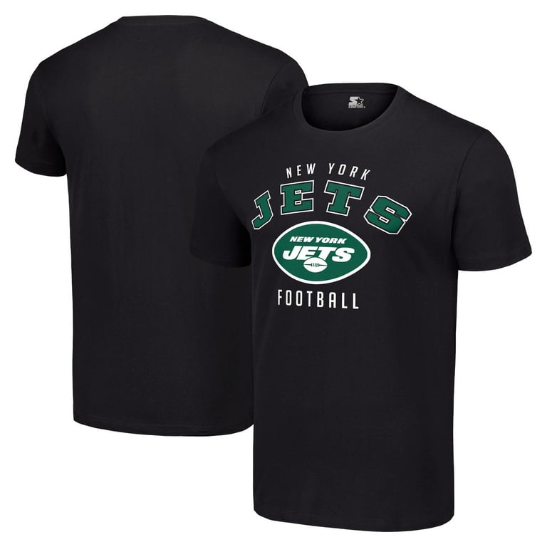 Men's Starter Black New York Jets T-Shirt