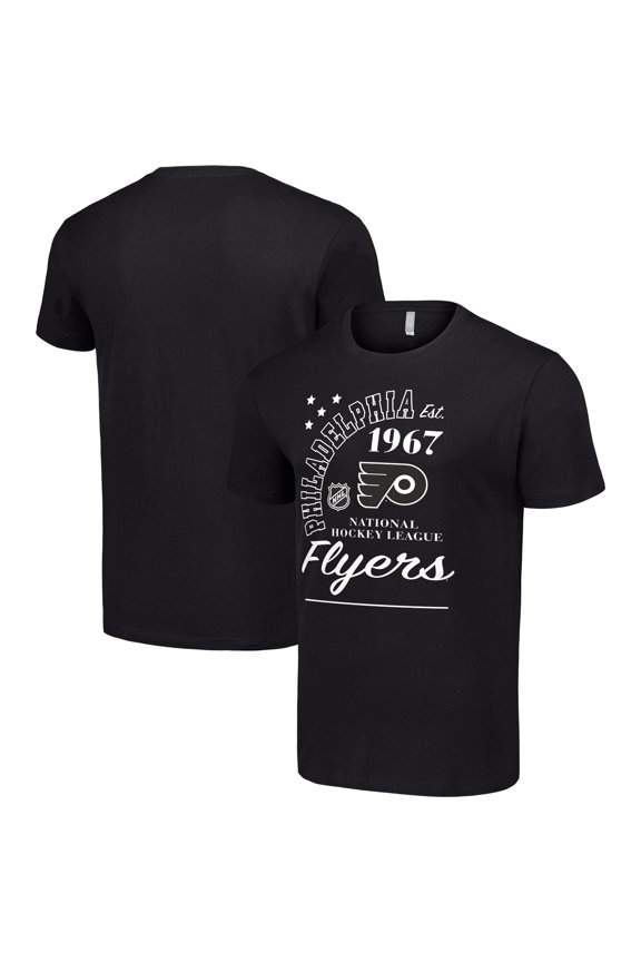 Men's Starter Black Philadelphia Flyers Arch City Team Graphic T-Shirt