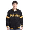 thumbnail image 1 of Men's-Starter  Black Pittsburgh Pirates Scout Full-Snap Varsity Jacket, 1 of 2