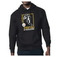 thumbnail image 1 of Men's Starter Black Pittsburgh Steelers Player Grid Pullover Hoodie, 1 of 3