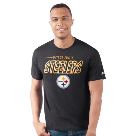 Men's-Starter  Black Pittsburgh Steelers Prime Time T-Shirt