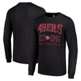 thumbnail image 1 of Men's Starter Black San Francisco 49ers Throwback Logo Long Sleeve T-Shirt, 1 of 3
