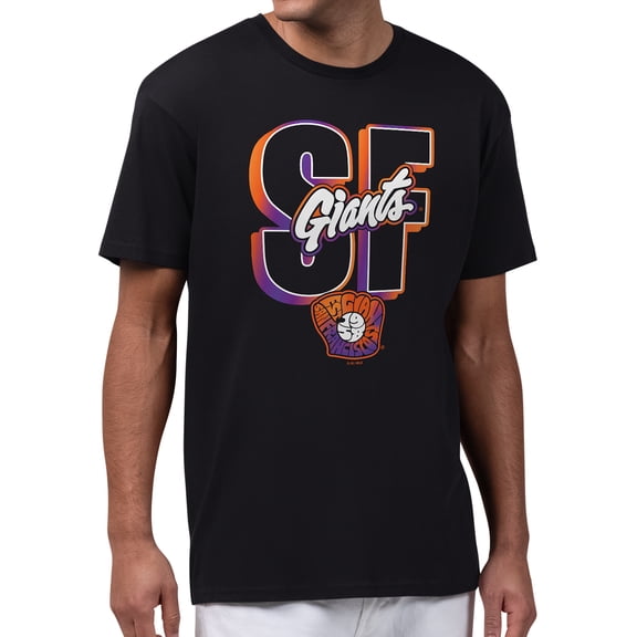Men's Starter Black San Francisco Giants City Connect Abbreviation T-Shirt