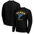 thumbnail image 1 of Men's Starter  Black St. Louis Blues Team Logo Fleece Pullover Sweatshirt, 1 of 3