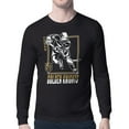 thumbnail image 1 of Men's Starter Black Vegas Golden Knights Player Grid Long Sleeve T-Shirt, 1 of 3