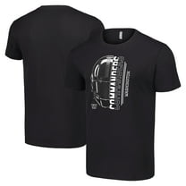 Men's Starter Black Washington Commanders Half Helmet Logo T-Shirt
