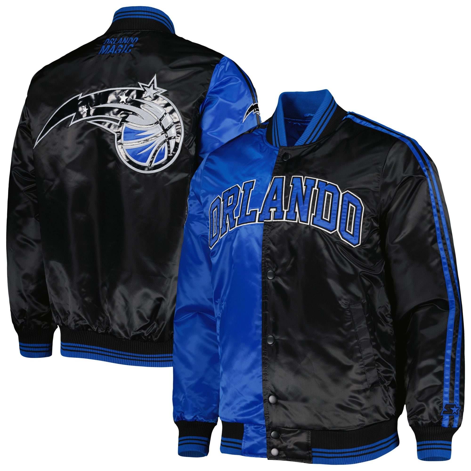 Buy Men s Orlando Magic Full Snap Satin Jacket at Ubuy Puerto Rico