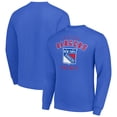 thumbnail image 1 of Men's Starter  Blue New York Rangers Team Logo Fleece Pullover Sweatshirt, 1 of 3