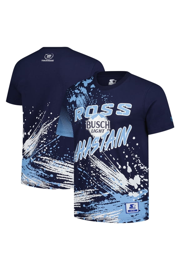 Men's Starter Blue Ross Chastain Touchdown Extreme T-Shirt