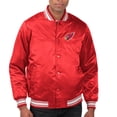thumbnail image 1 of Men's Starter Cardinal Arizona Cardinals Printed Team Logo Satin Varsity Full-Snap Jacket, 1 of 3