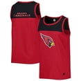 thumbnail image 1 of Men's Starter Cardinal/Black Arizona Cardinals Logo Touchdown Fashion Tank Top, 1 of 3