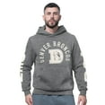 thumbnail image 1 of Men's Starter Charcoal Denver Broncos Handoff Vintage Logo Fleece Hoodie Sweatshirt, 1 of 2