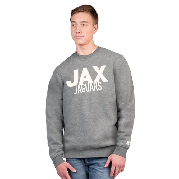 Men's Starter  Charcoal Jacksonville Jaguars Assist Sweatshirt