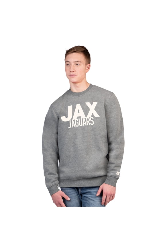 Men's Starter  Charcoal Jacksonville Jaguars Assist Sweatshirt