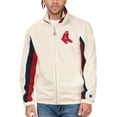 thumbnail image 1 of Men's Starter Cream Boston Red Sox Rebound Cooperstown Collection Full-Zip Track Jacket, 1 of 2