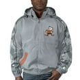 thumbnail image 1 of Men's Starter Gray Cleveland Browns Thursday Night Gridiron Throwback Full-Zip Jacket, 1 of 2
