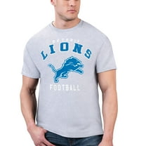 Men's Starter  Gray Detroit Lions Logo Graphic T-Shirt